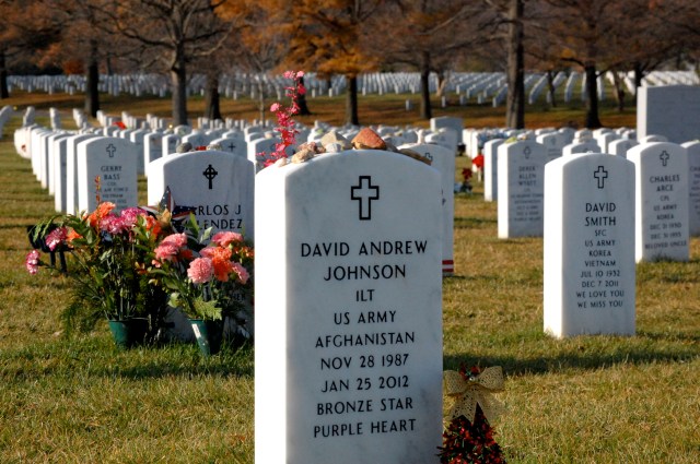 The grave of my friend KIA in Afghanistan. He died a hero.